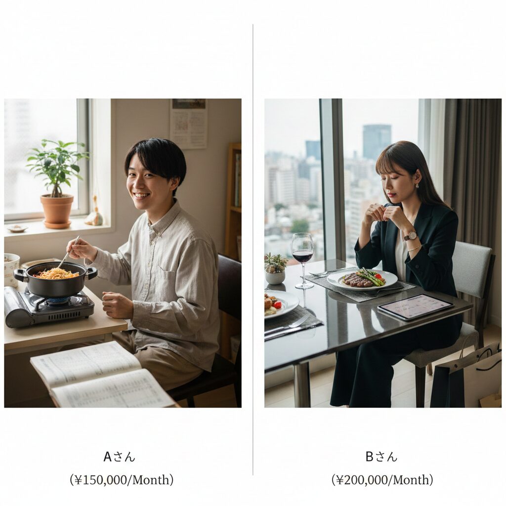 生活費が15万と20万の違い